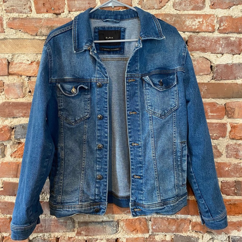 Oversized Denim Jacket | Zara